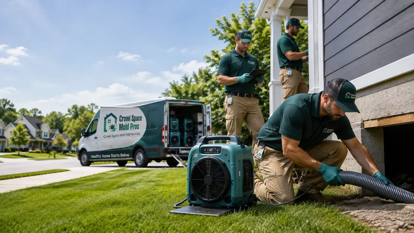 Crawl Space Mold Removal in Bremen, OH